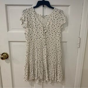 American Eagle Women’s Ditsy Floral Cottagecore Peasant Boho Mini Dress small